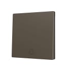 ZENNIO FRANCE - ZS70. Cache pour bouton poussoir Soft KNX simple 70x70 mm. Appui en bas - Icô...