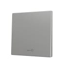 ZENNIO - ZS70. Cache pour bouton poussoir Soft KNX simple 70 x 70 mm. Appui en bas - I...
