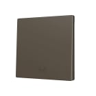 ZENNIO FRANCE - ZS70. Cache pour bouton poussoir Soft KNX simple 70x70 mm. Appui en bas - Icô...