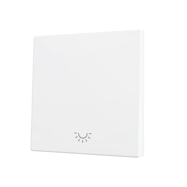 ZENNIO - ZS70. Cache pour bouton poussoir Soft KNX simple 70 x 70 mm. Appui en bas - I...