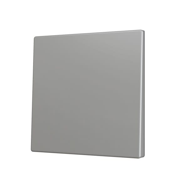 ZENNIO - ZS70. Cache pour bouton poussoir Soft KNX simple 70 x 70 mm. Appui en bas - A...