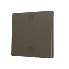 ZENNIO FRANCE - ZS70. Cache pour bouton poussoir Soft KNX simple 70x70 mm. Appui en bas&haut ...