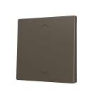 ZENNIO FRANCE - ZS70. Cache pour bouton poussoir Soft KNX simple 70x70 mm. Appui en bas&haut ...