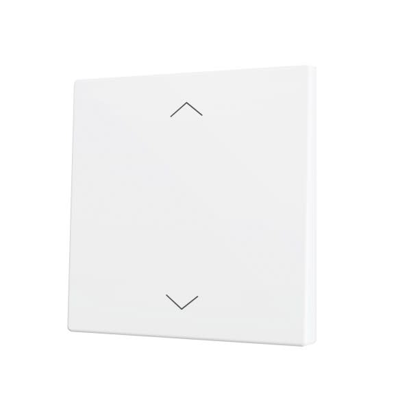 ZENNIO - ZS70. Cache pour bouton poussoir Soft KNX simple 70 x 70 mm. Appui en bas&hau...