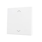 ZENNIO - ZS70. Cache pour bouton poussoir Soft KNX simple 70 x 70 mm. Appui en bas&hau...
