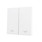 ZENNIO - ZS70. Cache pour bouton poussoir Soft KNX double 70 x 70 mm. Appui en bas - I...