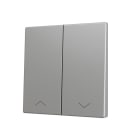 ZENNIO - ZS70. Cache pour bouton poussoir Soft KNX double 70 x 70 mm. Appui en bas - I...