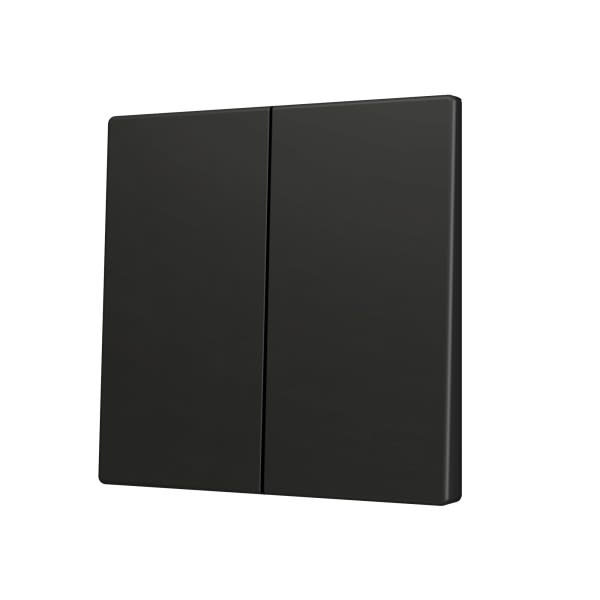 ZENNIO - ZS70. Cache pour bouton poussoir Soft KNX double 70 x 70 mm. Appui en bas&hau...