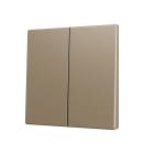ZENNIO - ZS70. Cache pour bouton poussoir Soft KNX double 70 x 70 mm. Appui en bas&hau...