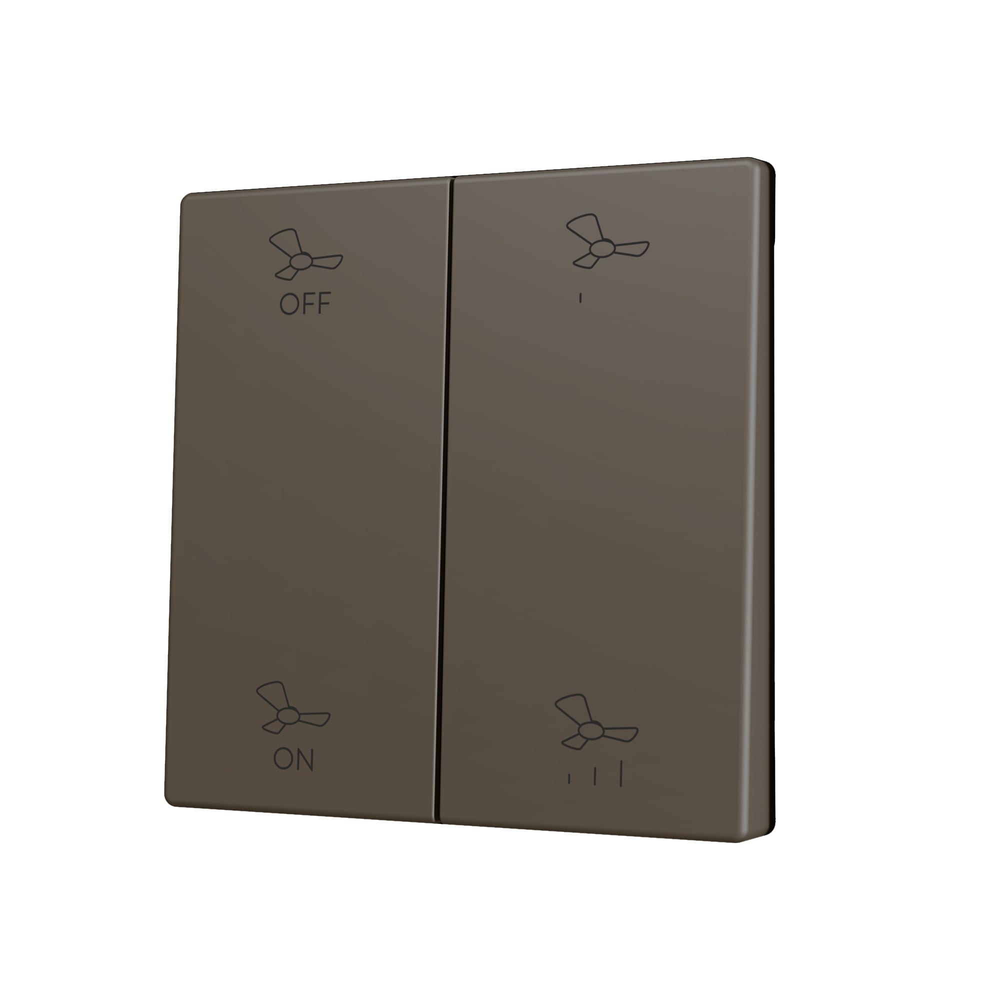 ZENNIO FRANCE - ZS70. Cache pour bouton poussoir Soft KNX double 70x70 mm. Appui en bas&haut ...