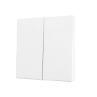 ZENNIO - ZS70. Cache pour bouton poussoir Soft KNX double 70 x 70 mm. Appui en bas&hau...