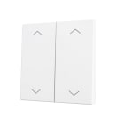 ZENNIO - ZS70. Cache pour bouton poussoir Soft KNX double 70 x 70 mm. Appui en bas&hau...