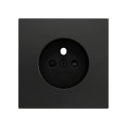 ZENNIO FRANCE - ZS70. Cache pour base de prise française avec vis 70x70 mm - Anthracite