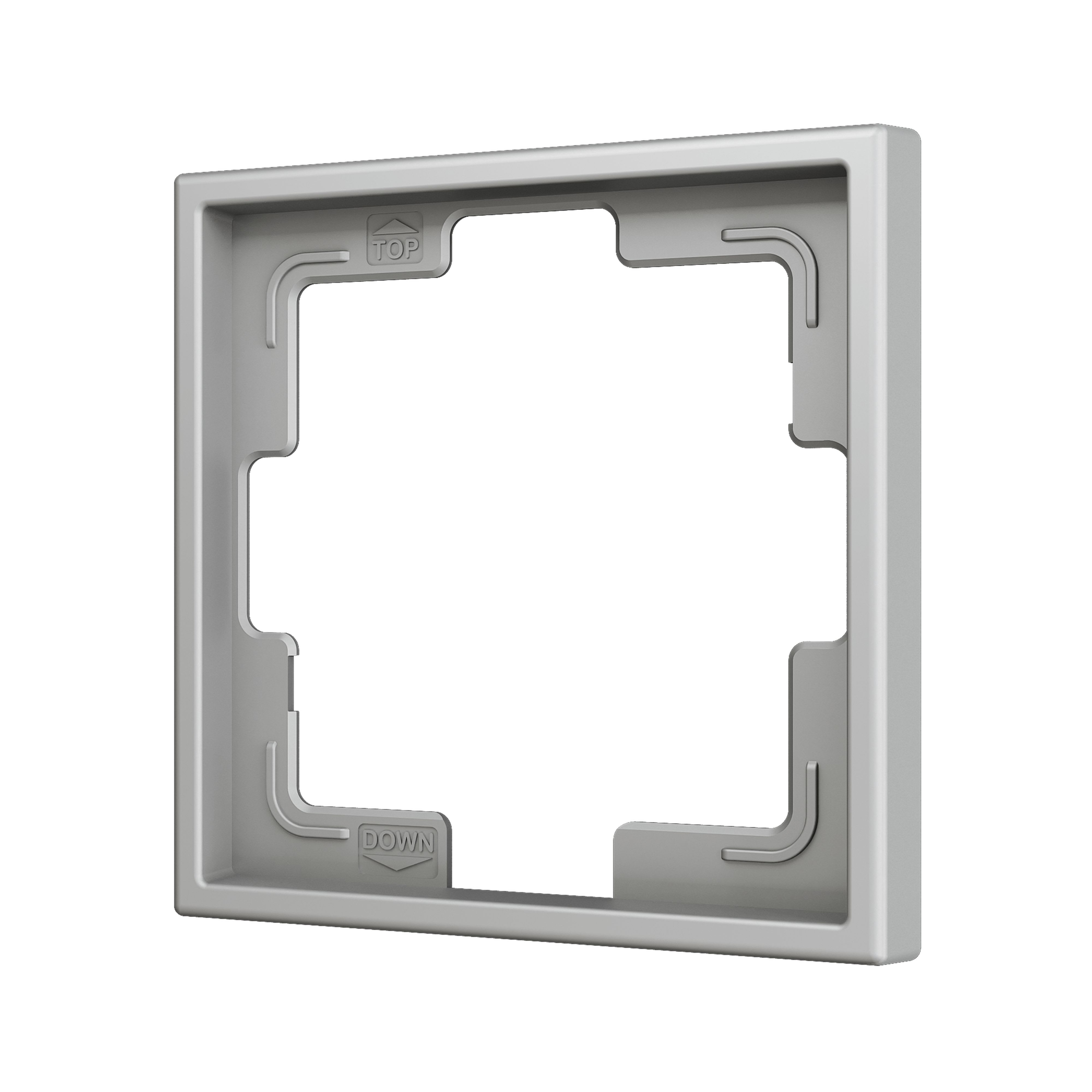 ZENNIO - ZS70. 1-gang Frame - Silver
