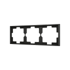 ZENNIO - ZS70. 3-gang Frame - Anthracite