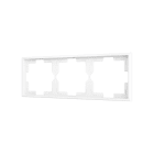ZENNIO - ZS70. 3-gang Frame - Matt white