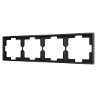 ZENNIO - ZS70. 4-gang Frame - Anthracite