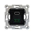 ZENNIO - ZS55/ZS70. Double USB charger insert (C+A) - 5 V / 3,5 A (without cover)