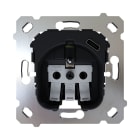 ZENNIO - ZS55/ZS70. French socket insert 16 A / 250 V ~ with USB C - (without cover)