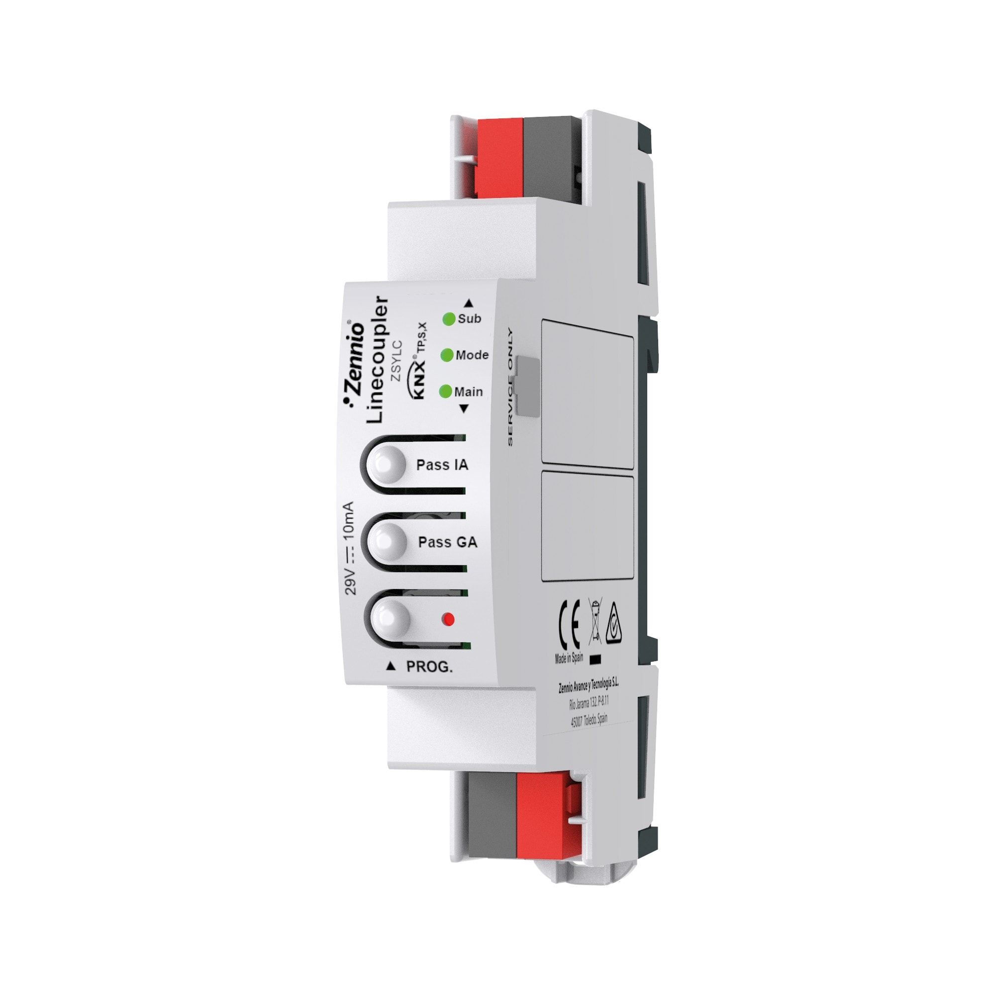 ZENNIO FRANCE - Linecoupler. Coupleur de ligne KNX