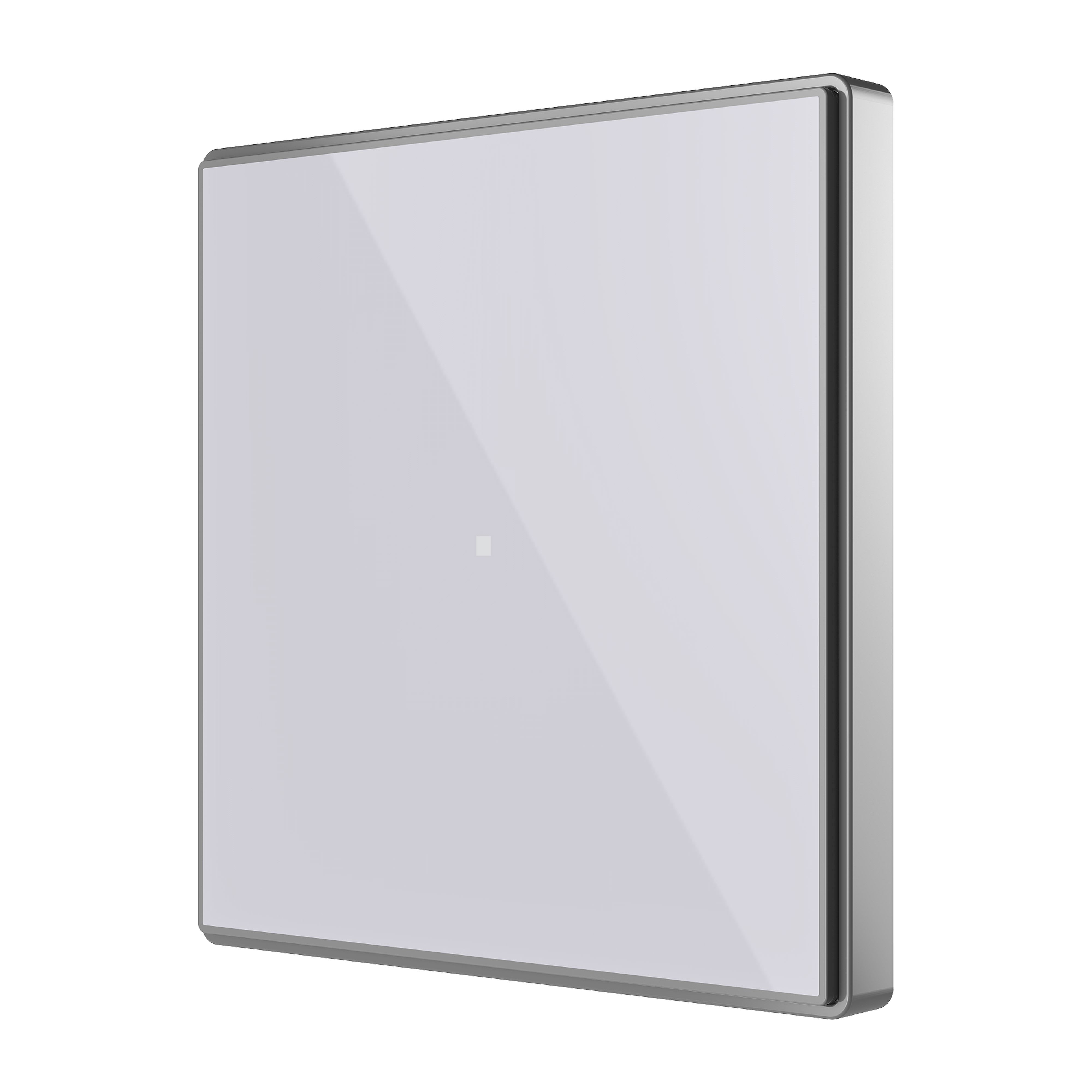 ZENNIO - Interrupteur capacitif Square TMD 1 bouton. Capteur Température - Argent