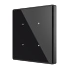 ZENNIO - Interrupteur capacitif Square TMD 4 boutons. Capteur Température - Anthracite