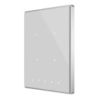 ZENNIO - Capacitive push button Touch-MyDesign - 4 Buttons & Thermostat. PC-ABS frame ...