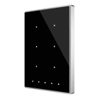 ZENNIO - Capacitive push button Touch-MyDesign - 6 Buttons & Thermostat. Aluminium fra...