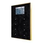 ZENNIO - Capacitive touch panel with 8 buttons and display. Golden frame - Custom (VIE...