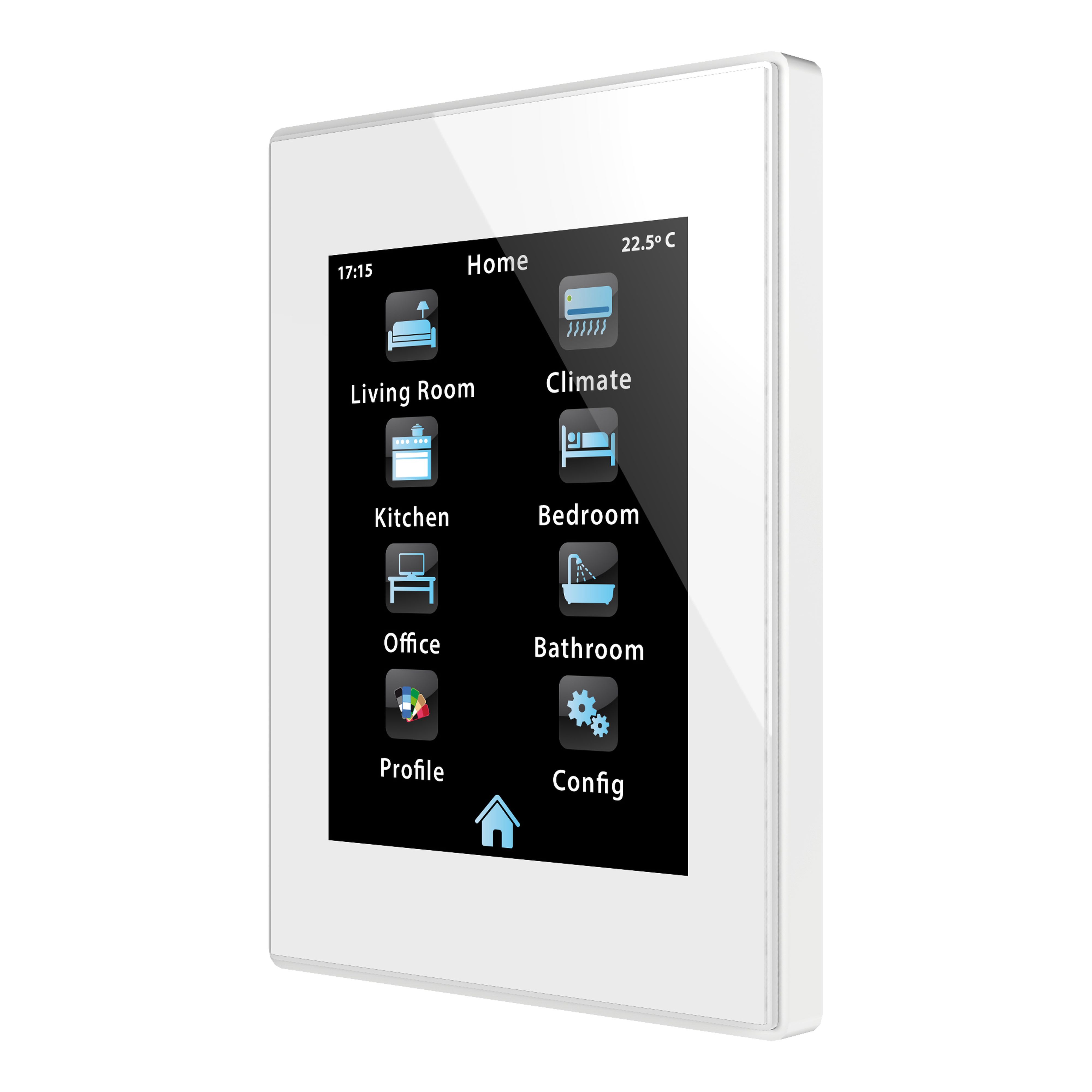 ZENNIO - Z41 Pro. Écran tactile couleur capacitif et connexion IP. Cadre polycarbonate...