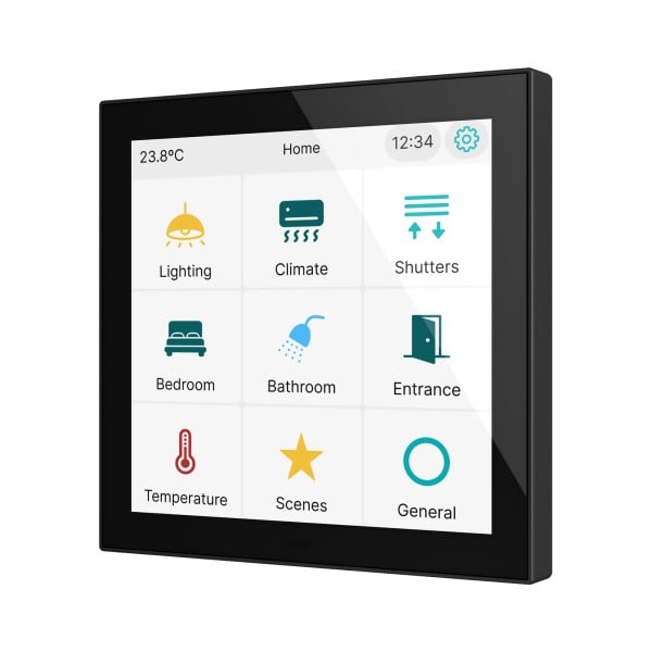 ZENNIO FRANCE - CX40. Écran tactile capacitif KNX de 4" - Anthracite