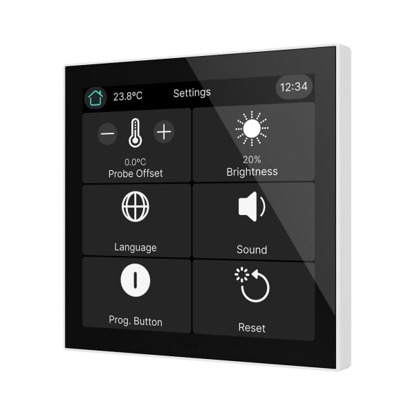ZENNIO FRANCE - CX40. Écran tactile capacitif KNX de 4" - Blanc