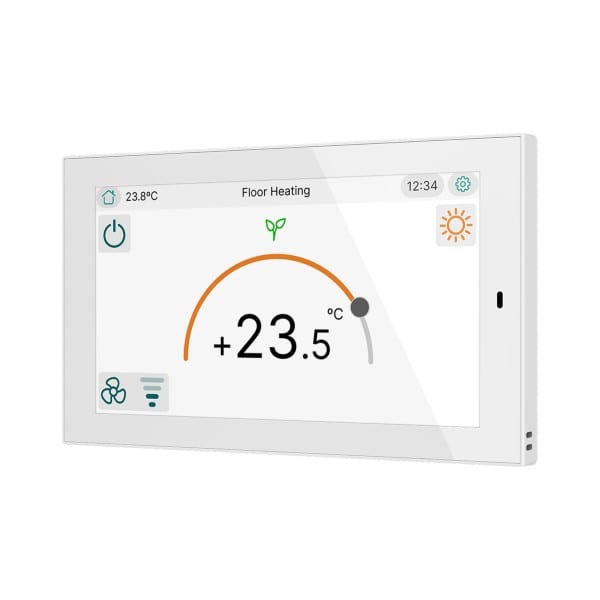 ZENNIO FRANCE - CX50. Écran tactile capacitif KNX de 5" - Argent