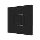 ZENNIO - Flat 1 v2. Interrupteur capacitif en verre - 1 bouton - Anthracite
