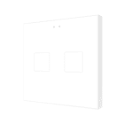 ZENNIO - Flat 2 v2. Glass capacitive push button with temperature probe - 2 buttons - ...