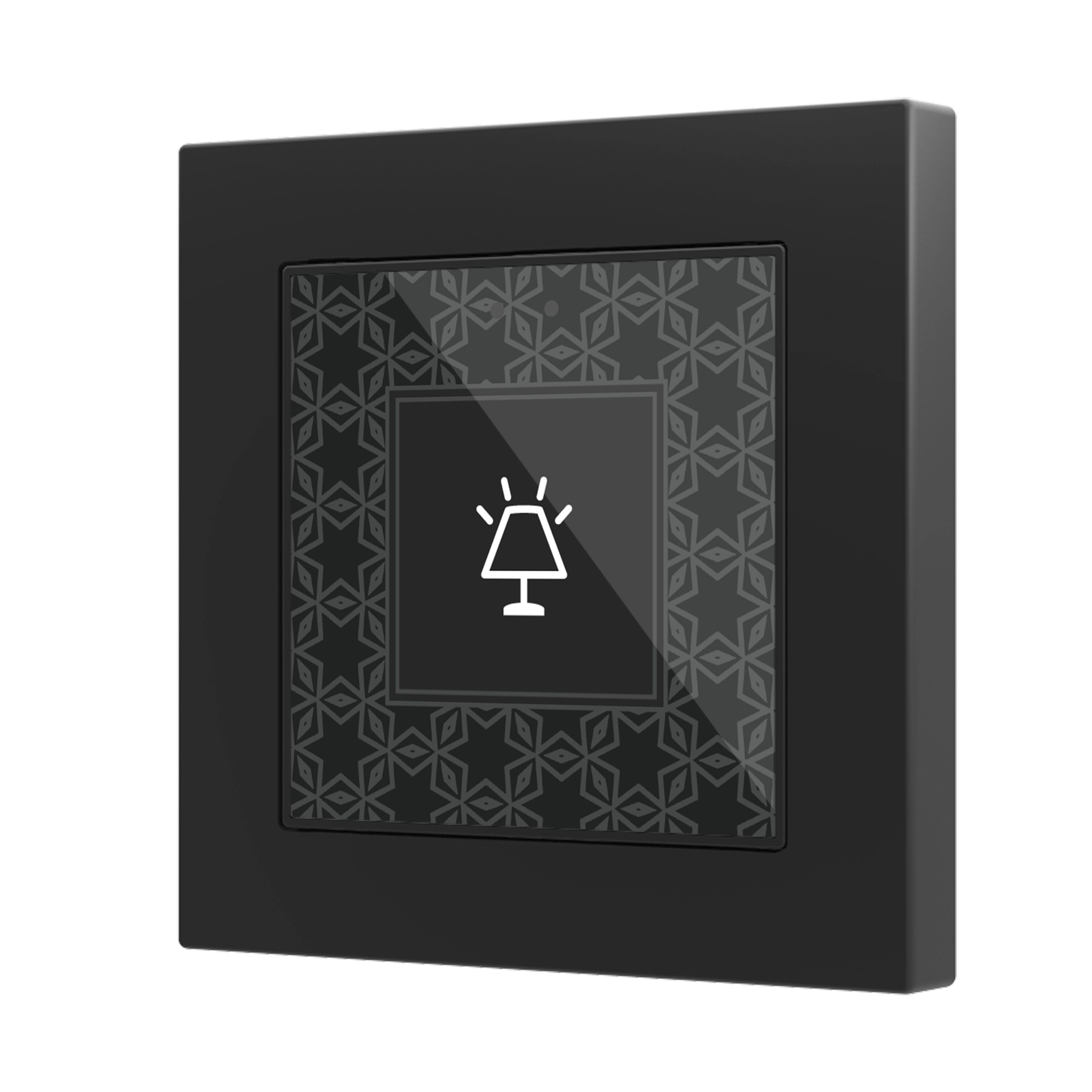 ZENNIO - Flat 55 X1 v2. Interrupteur capacitif en verre 55 x 55 ? 1 bouton - Personnal...