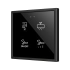 ZENNIO - Flat 70 X4. Interrupteur capacitif en verre 70x70 ? 4 boutons - Personnalisé ...