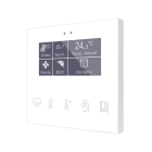 ZENNIO - Flat Display v2. Capacitive switch with display and humidity sensor