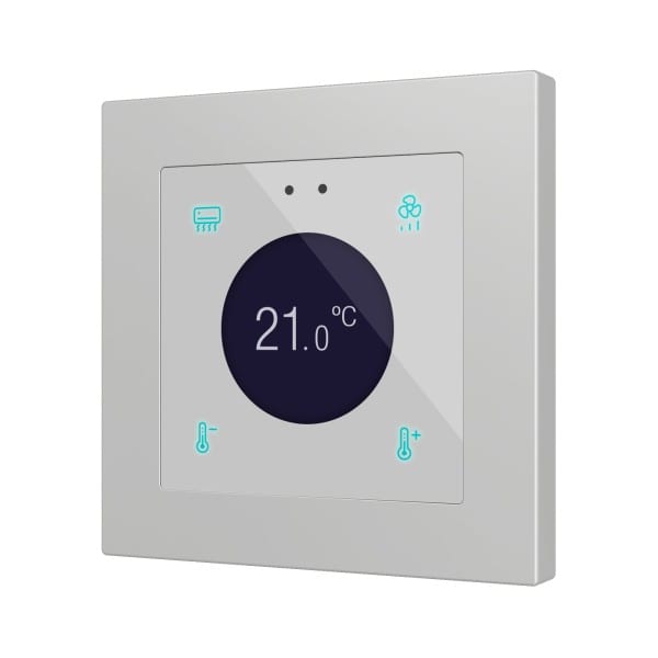ZENNIO FRANCE - Flat RGB 55 Display. Interrupteur capacitif en verre avec écran - Personnalis...