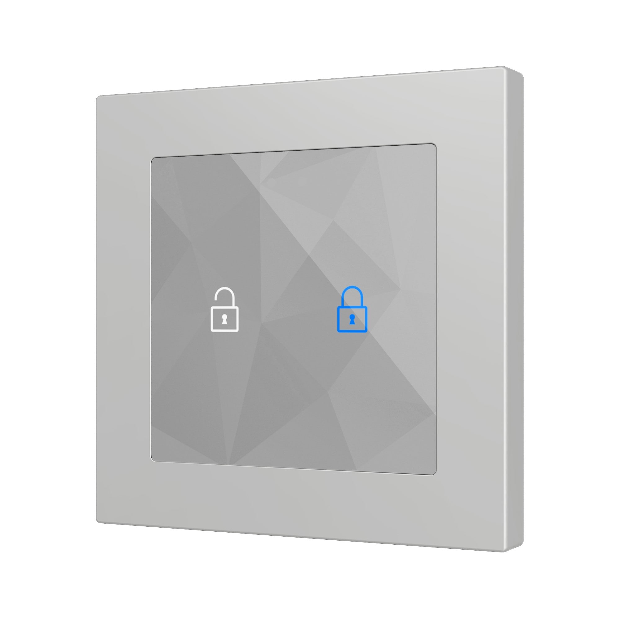 ZENNIO FRANCE - Flat RGB 55 X2. Interrupteur capacitif en verre 55 x 55 - 2 boutons - Personn...