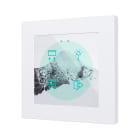 ZENNIO FRANCE - Flat RGB 55 X4. Interrupteur capacitif en verre 55 x 55 - 4 boutons - Personn...
