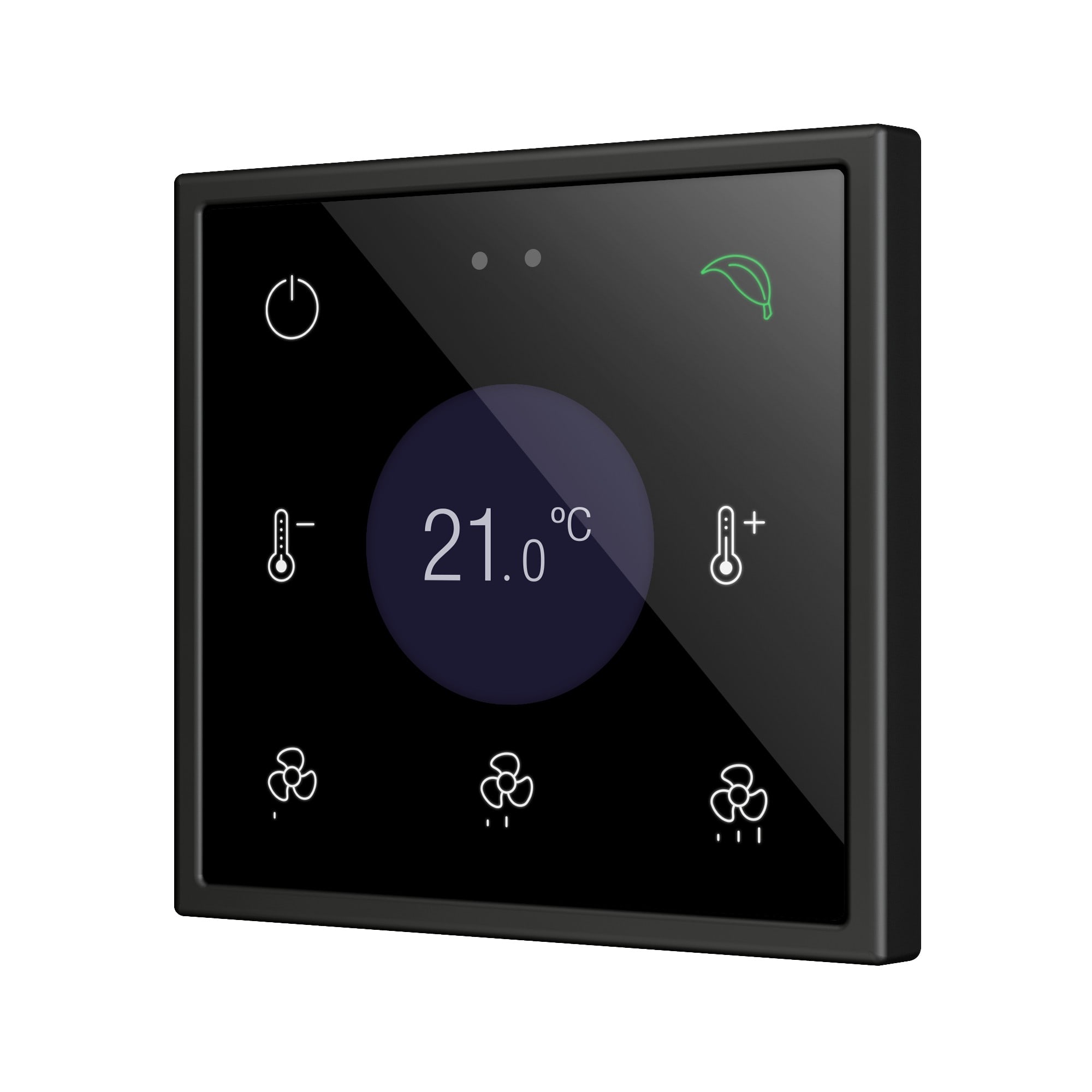 ZENNIO FRANCE - Flat RGB 70 Display. Interrupteur capacitif en verre avec écran - Personnalis...