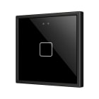 ZENNIO FRANCE - Flat RGB 70 X1. Interrupteur capacitif en verre 70x70 - 1 bouton - Anthracite...
