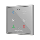 ZENNIO FRANCE - Flat RGB 70 X6. Interrupteur capacitif en verre 70x70 - 6 boutons - Personnal...