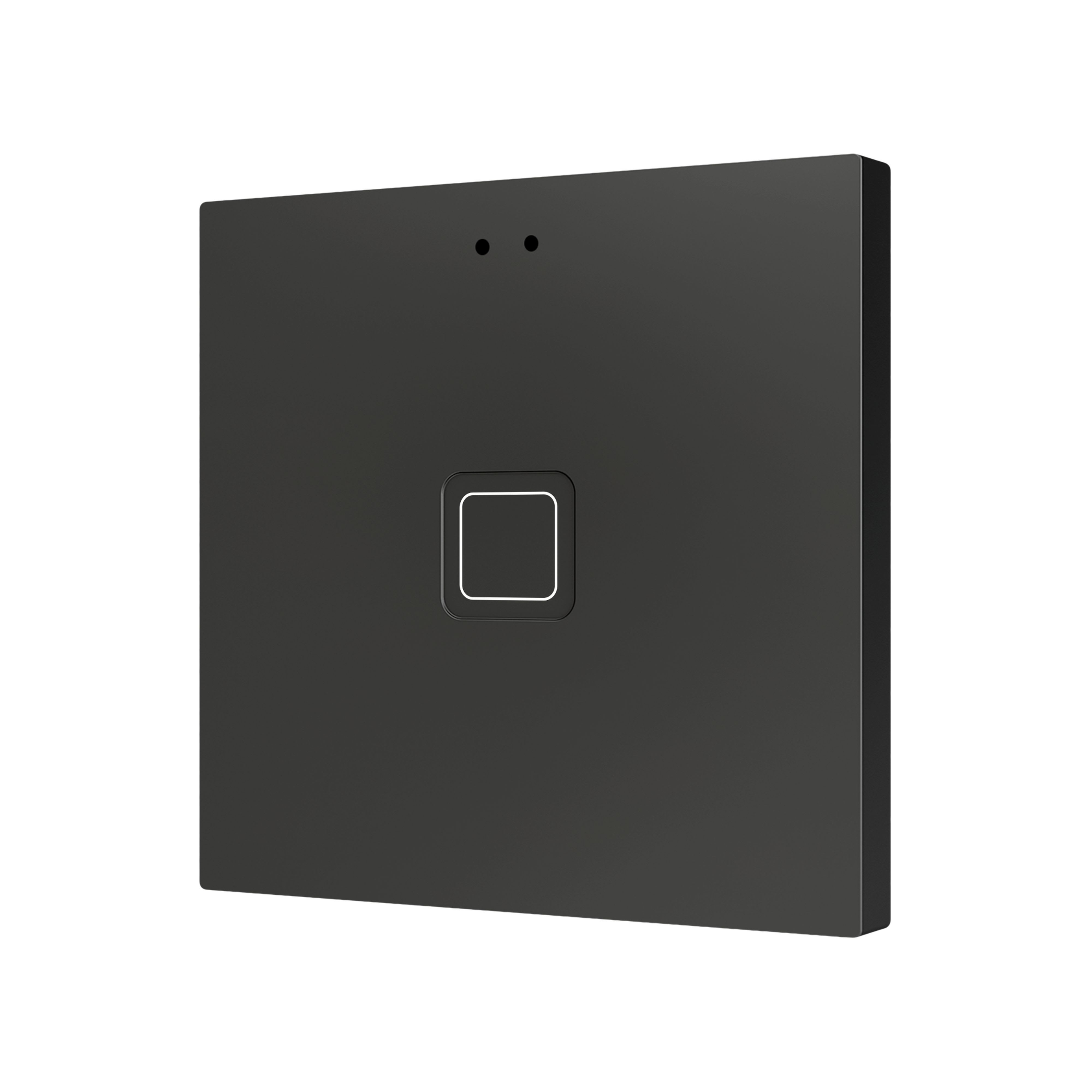 ZENNIO - Tecla 1. PC-ABS Capacitive push button - 1 button - Anthracite