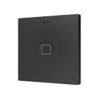 ZENNIO - Tecla 1. Interrupteur capacitif en polycarbonate ? 1 bouton - Anthracite