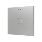 ZENNIO - Tecla 1. Interrupteur capacitif en polycarbonate ? 1 bouton - Argent