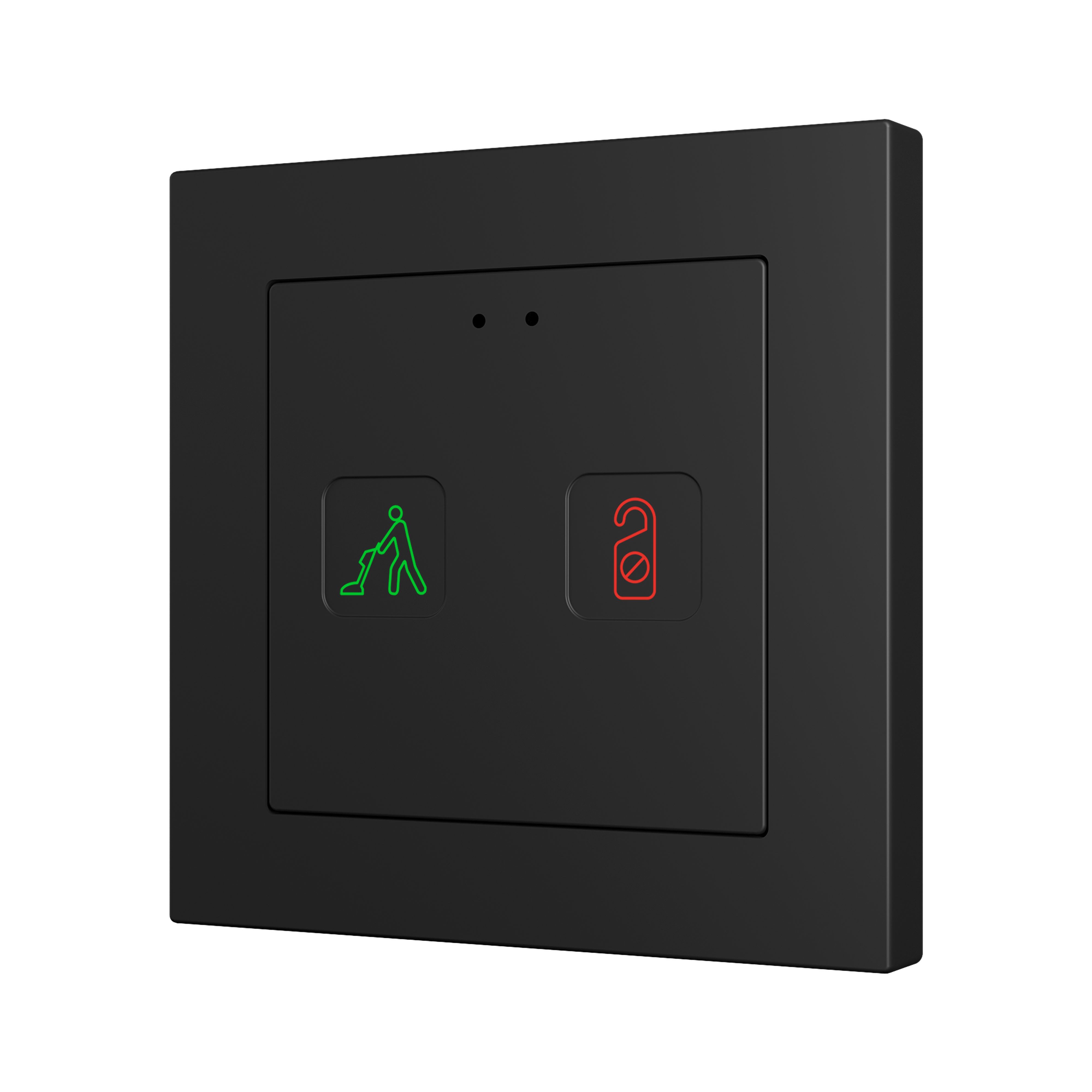 ZENNIO - Tecla 55 X2 Sign. PC-ABS 55x55 capacitive touch switch with DND/MUR indicator...