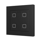 ZENNIO - Tecla 55 X4. PC-ABS Capacitive push button 55x55 - 4 buttons - Anthracite (ZS...