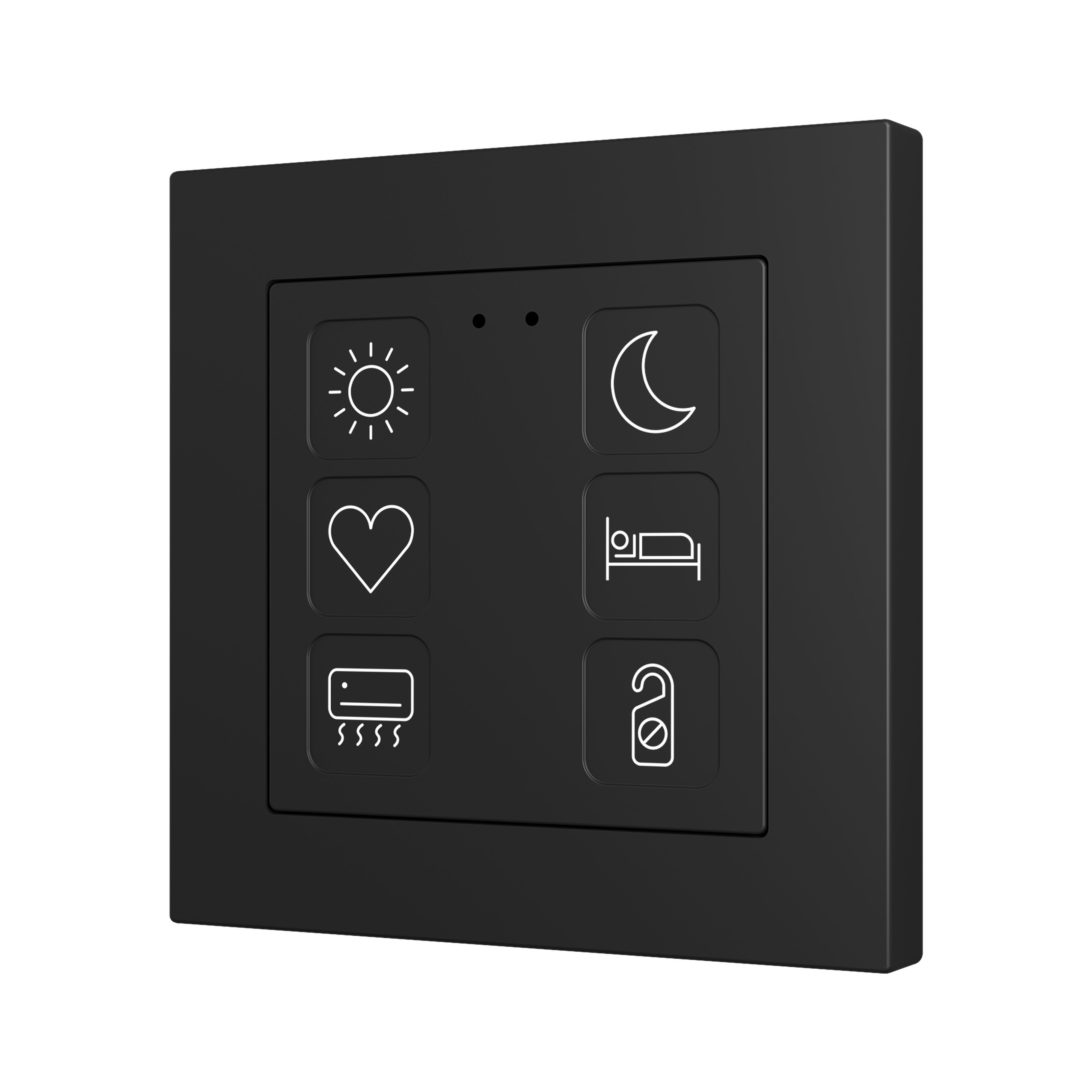 ZENNIO - Tecla 55 X6. PC-ABS Capacitive push button 55x55 - 6 buttons - Custom (ZS55 f...
